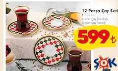 12 PARÇA ÇAY SETİ 130 CC